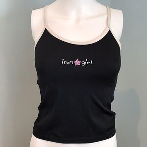 Iron Girl Ironman, workout top. Size small.EUC